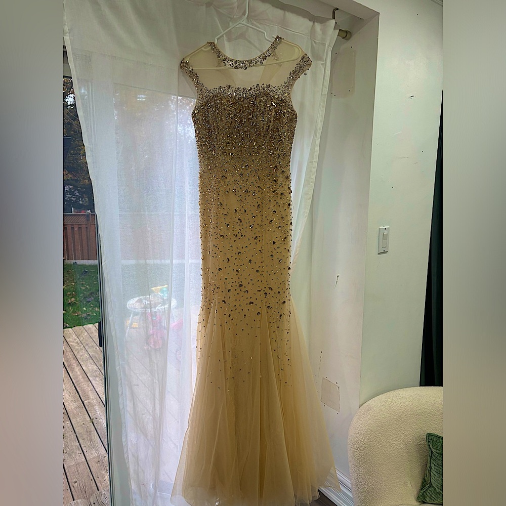 Beaded evening dress